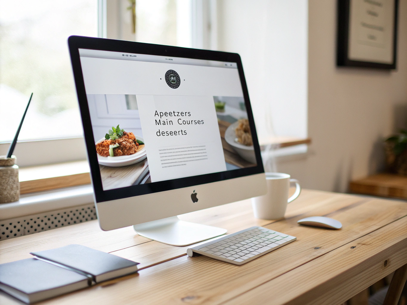 Premium website design for a local restaurant